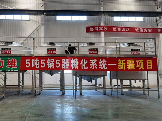 望江精酿啤酒设备厂—5吨精酿啤酒设备—新疆项目